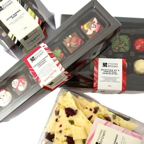 picture of a selection of christmas chocolates