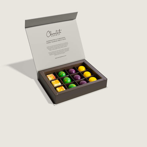 Tropical Fruits Boxed Chocolates | 12 Pack