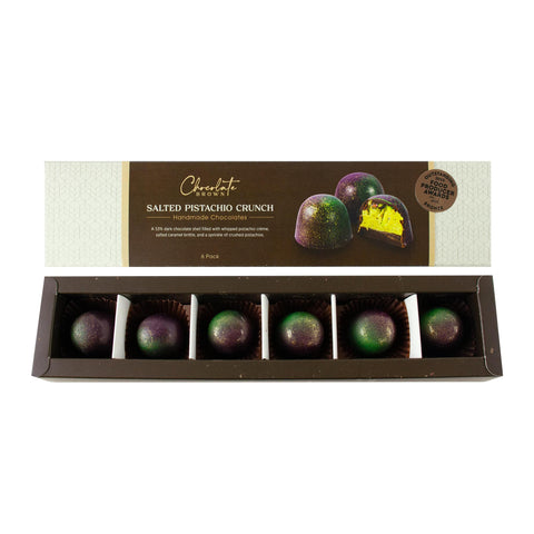 Salted Pistachio Crunch Chocolates | 6 Pack