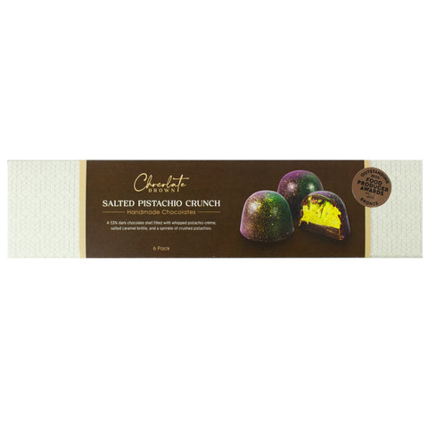 Salted Pistachio Crunch Chocolates | 6 Pack