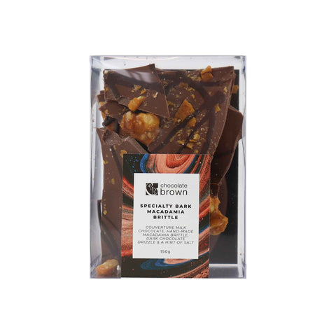 Chocolate Bark 34% Milk Macadamia Brittle - 150G