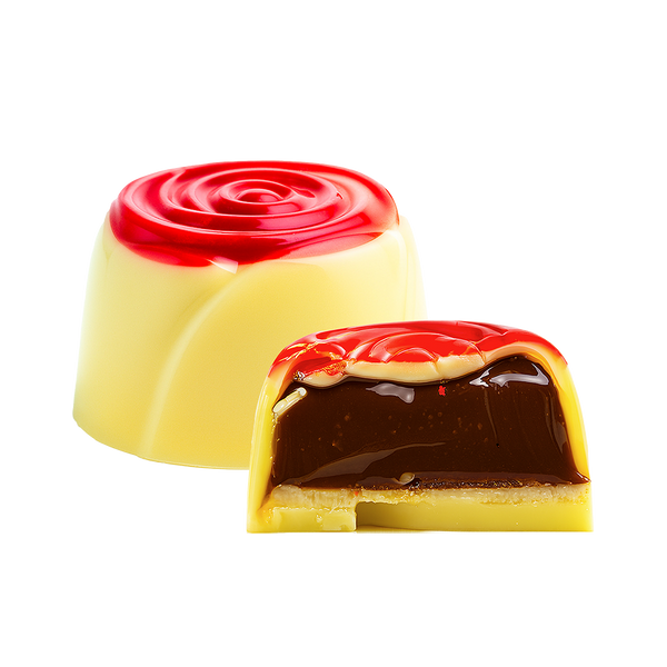 Red Velvet Rose White Loose Chocolate